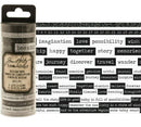 Tim Holtz Chatter Design Washi Tape Set Idea-Ology - 8 Rolls