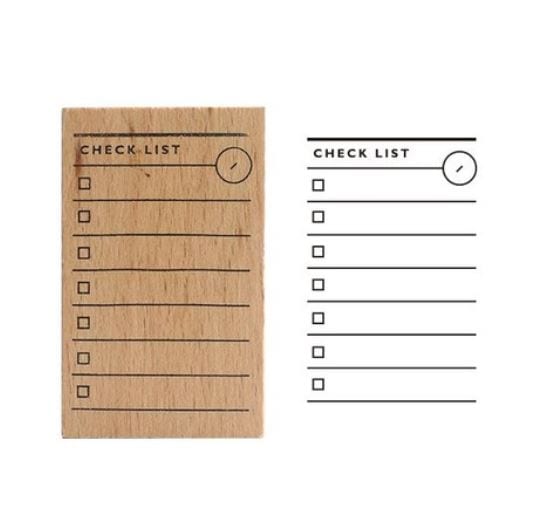 Bullet Journaling Rubber Stamps