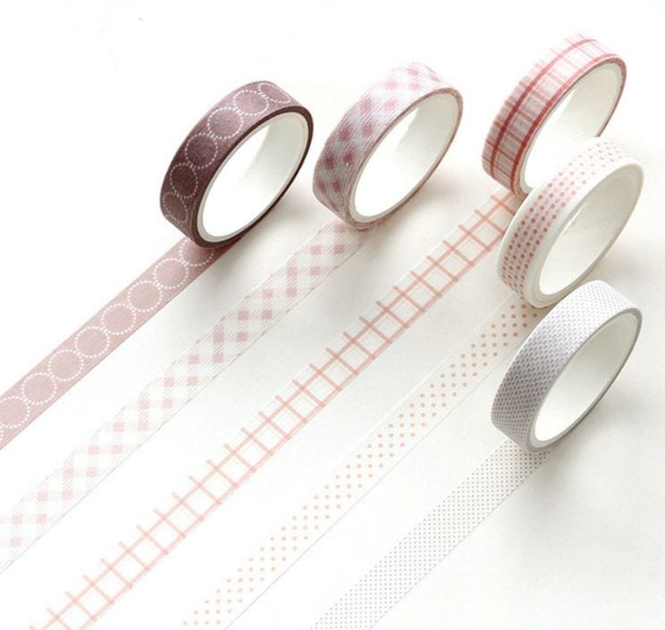 Simno Basic Patterns Masking Tape Sets