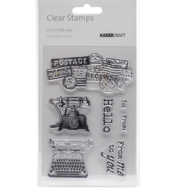 Kaisercraft Cherry Tree Lane Clear Stamps 6"X4"
