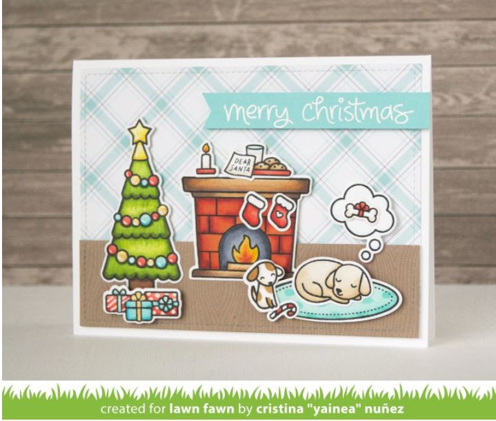 Lawn Fawn Christmas Dreams Clear Stamps 4