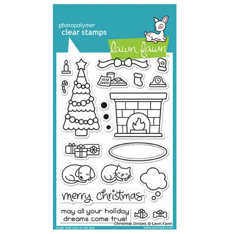 Lawn Fawn Christmas Dreams Clear Stamps 4