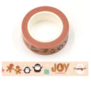 Christmas Joy Foil Christmas Washi Tape 15mm x 10m