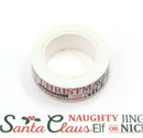 Christmas Letters Washi Tape 15mm x 10m
