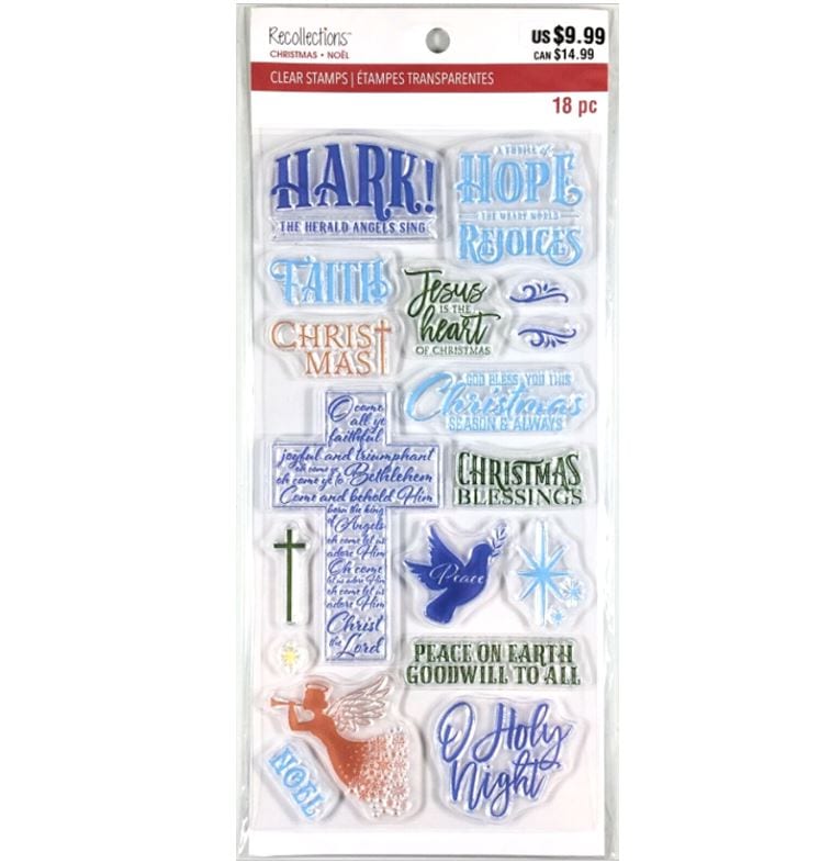 Recollections Christmas 2020 Sentiments Stamp Set