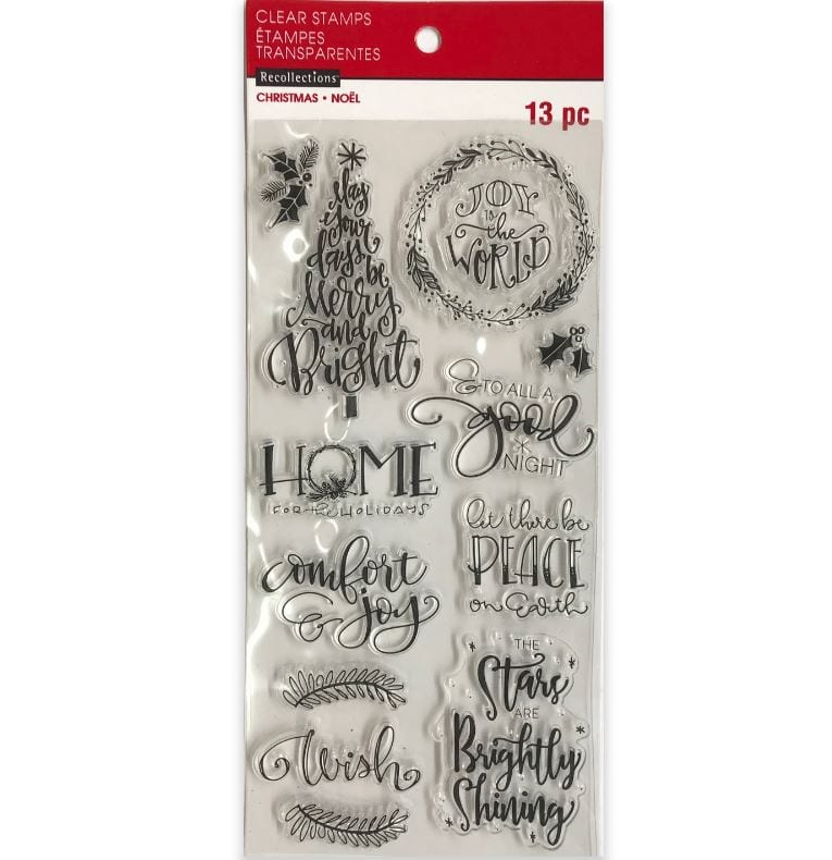 Recollections Christmas Tree Clear Stamps
