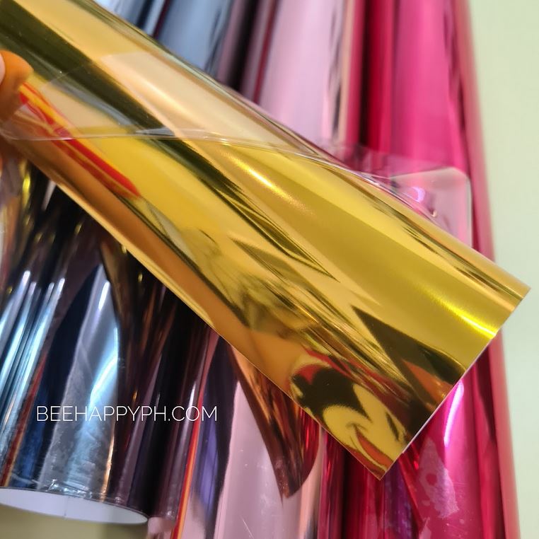 Bee Happy Premium Chrome Metallic Mirror Vinyl 12