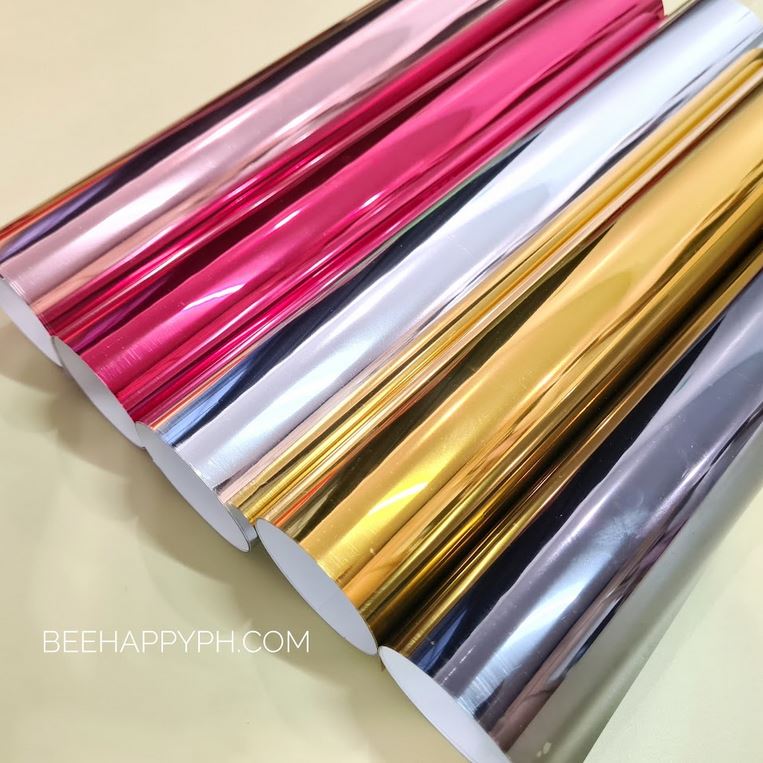 Bee Happy Premium Chrome Metallic Mirror Vinyl 12