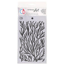 Ciao Bella Coral Stencil Art Texture Stencil 5"X8"