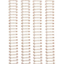 We R Memory Keepers Rose Gold Cinch 1" Binding Wires (4pcs)