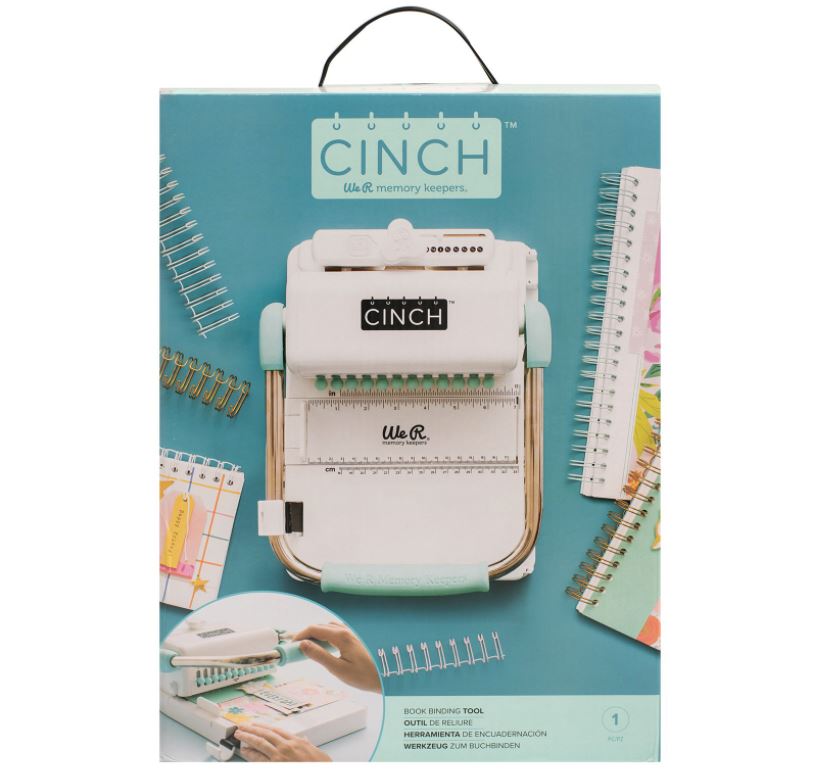 We R Memory Keepers Cinch V2 White Mint Book Binding Tool