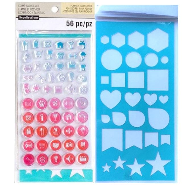 Recollections Circle Icons Stamps and Stencil