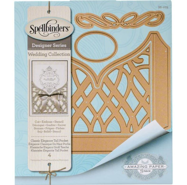 Spellbinders Classic Elegance Tall Pocket Shapeabilities Dies