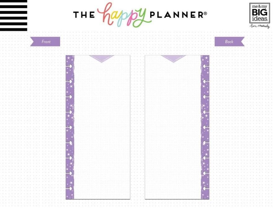 Me and My Big Ideas Glam Girl Classic Half Sheet Notebook