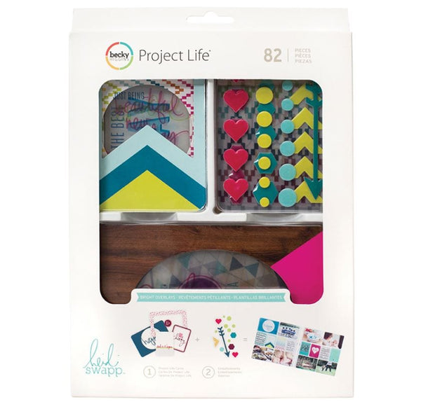 Project Life Heidi Swapp Clear Value Kit 82/Pkg
