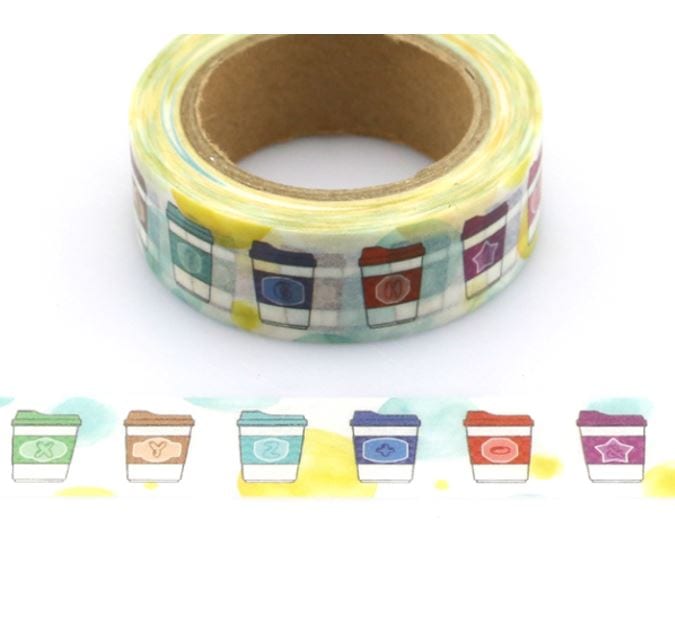 Coffee Delivery Washi Tape 15mm x 10m