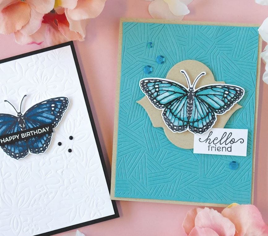 Hero Arts Color Layering Monarch Butterfly Stamp Set CM331