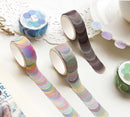 Color In Washi Tape Dots / Round Tapes 100pcs
