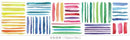 Colorful Strokes Ultra Wide Washi Tape 10cm x 5m