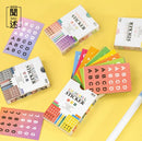 Yuxian Colourful Sticker Alphabets, Numbers and Symbols (48 Sheets, 1000+ pcs)