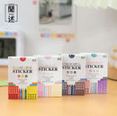 Yuxian Colourful Sticker Alphabets, Numbers and Symbols (48 Sheets, 1000+ pcs)