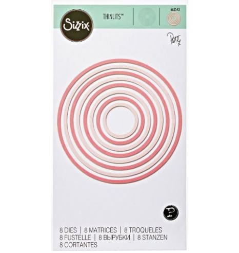 Sizzix Concentric Circles (Rings) Thinlits Dies