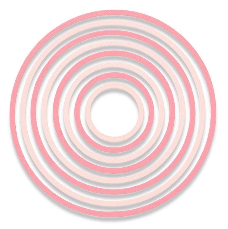 Sizzix Concentric Circles (Rings) Thinlits Dies