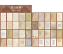 Old Book Pages and Documents Vintage Ephemera Pad Mr Paper 120 Sheets