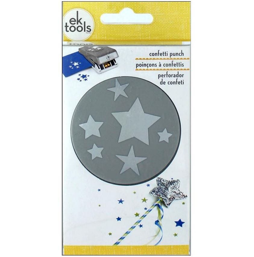 EK Success Large Confetti Star Punch