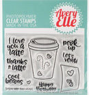 Avery Elle Cool Beans Clear Stamps Stamps 3" x 4"
