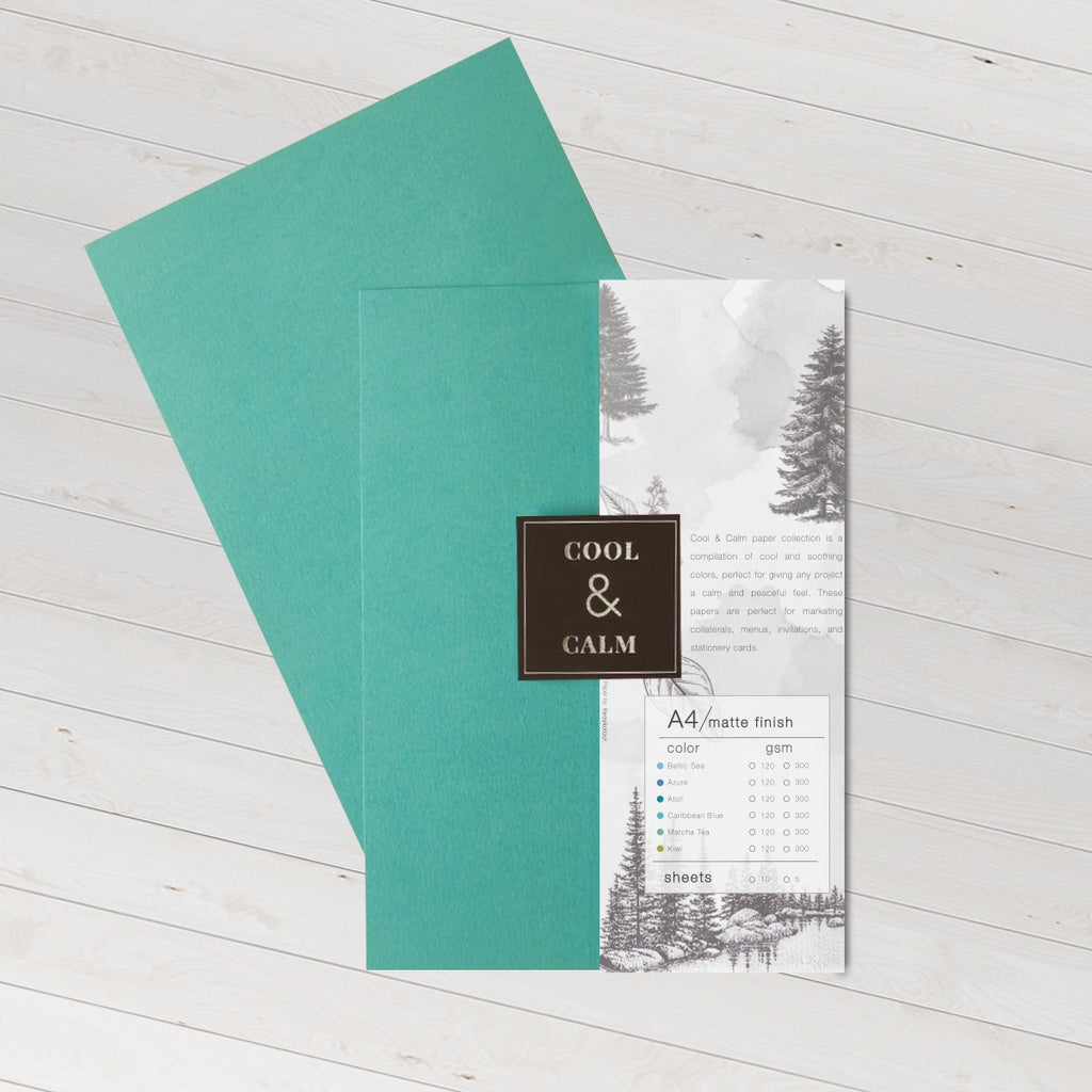 Cool and Calm Specialty Paper A4 Size (120gsm-10 sheets and 300gsm-5 sheets)