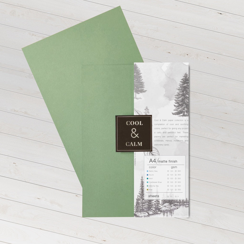 Cool and Calm Specialty Paper A4 Size (120gsm-10 sheets and 300gsm-5 sheets)