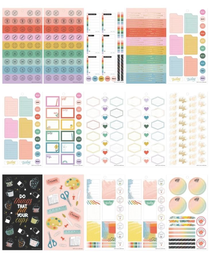 Me and My Big Ideas Cool to Be Kind Value Pack Stickers Happy Planner 569 Stickers