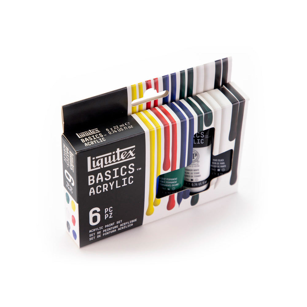Liquitex® Basics Acrylic Set of 6 Primary