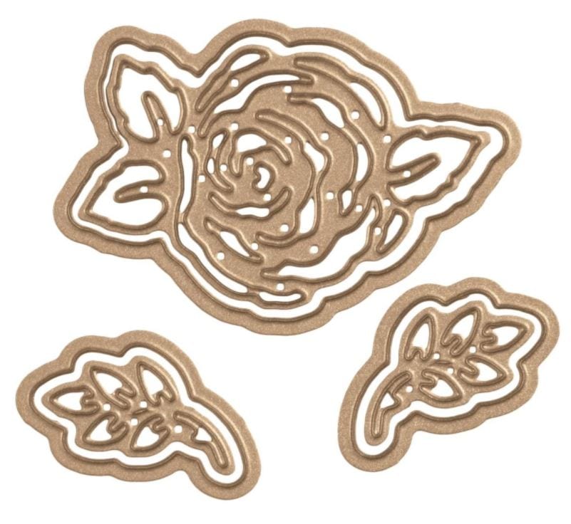 Spellbinders Corner Floral Shapeabilities Die