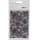 Kaisercraft Floral Lace Cottage Rose Clear Background Stamps 6"X4"