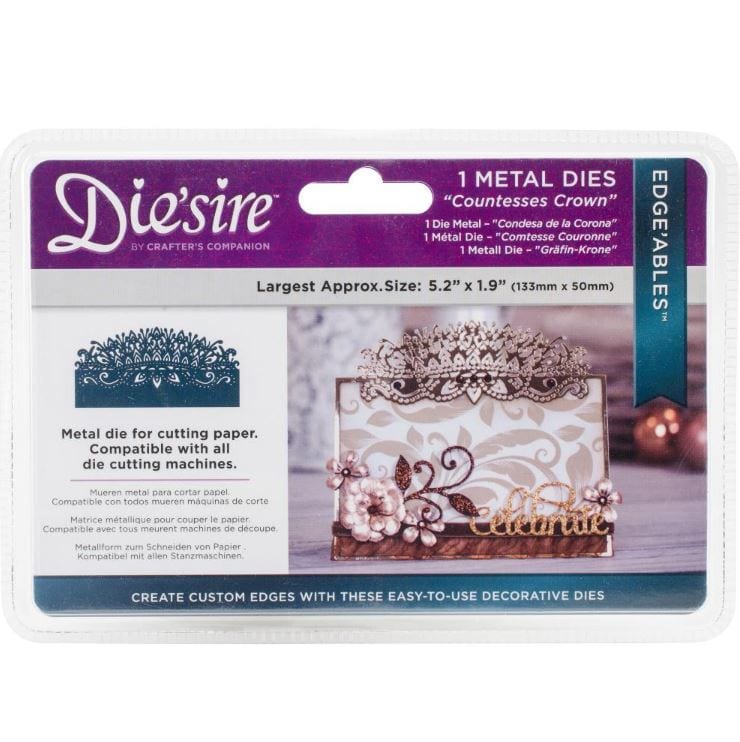 Crafter's Companion Countesses Crown Die'sire Edge'ables Metal Dies