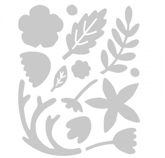 Sizzix Country Florals by Katie Skilton Thinlits Die Set 13PK