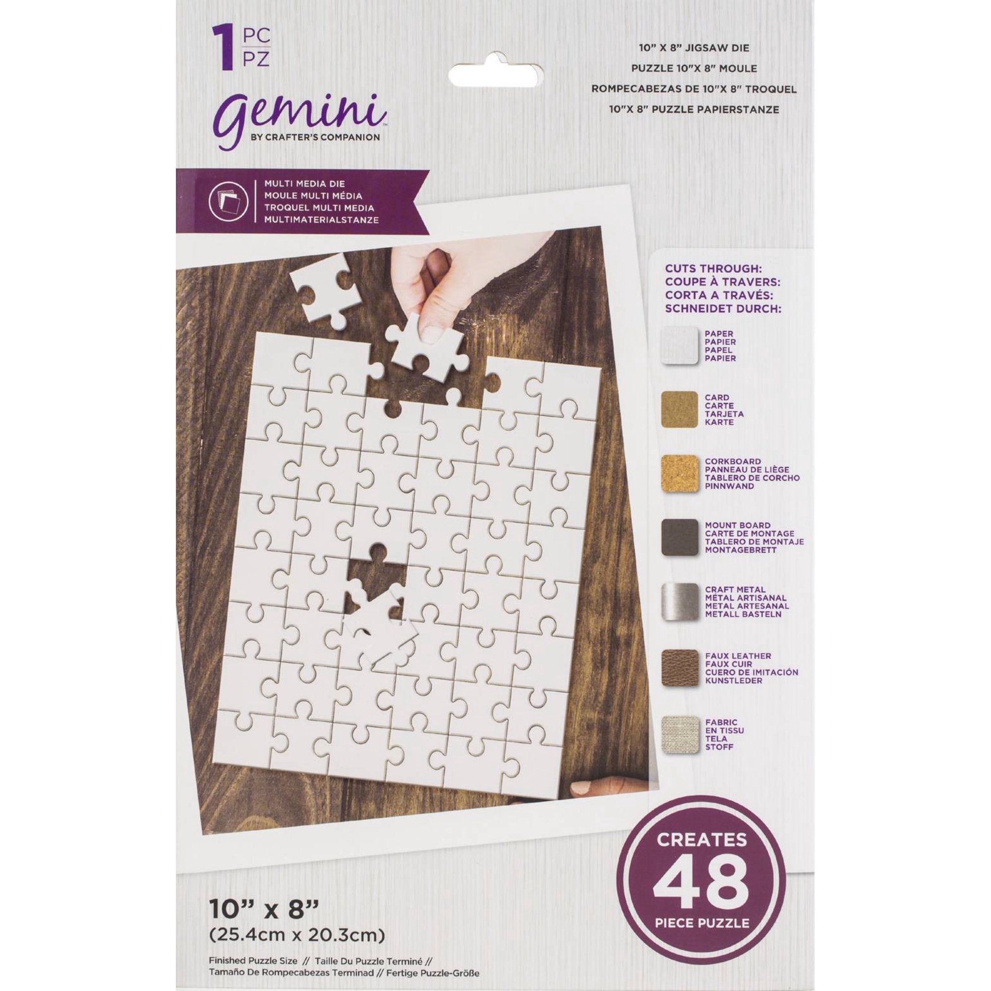 Crafter's Companion Jigsaw Gemini Edge'Ables Die 10