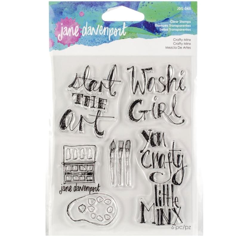 Jane Davenport Artomology Clear Stamps Crafty Minx