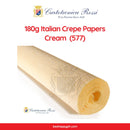 Cartotecnica Rossi Crepe Papers 180g (Orange & Yellow Shades) Full Roll Italian Crepe Papers