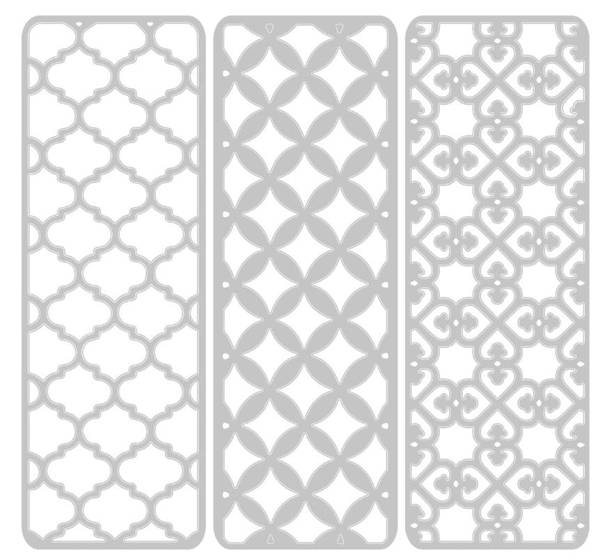 Sizzix Creative Backgrounds Thinlits Die 3/Pk