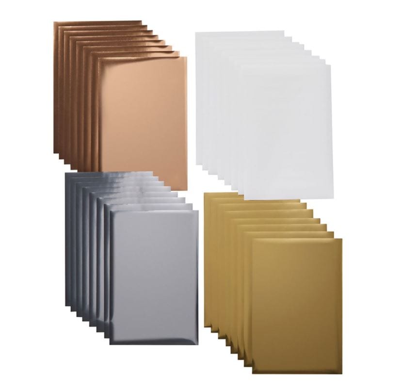 Cricut Metallic Foil Transfer Sheets Sampler 4