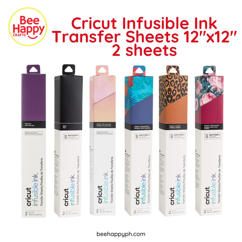 Cricut Infusible Ink Transfer Sheets 12"x12x" 2 sheets