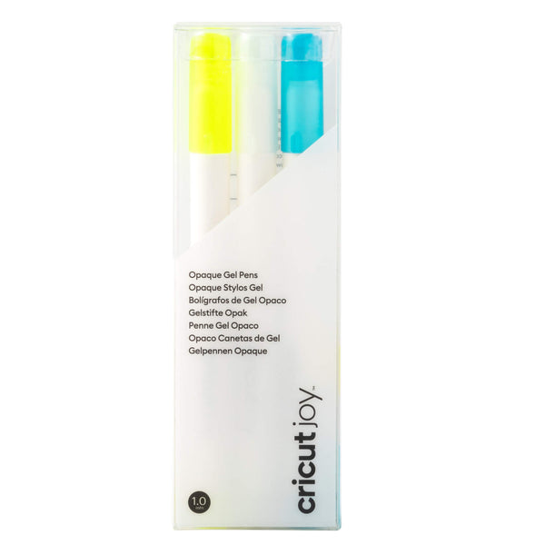 Cricut Joy Opaque Gel Pens Yellow/White/Blue 1.0mm (3 ct)