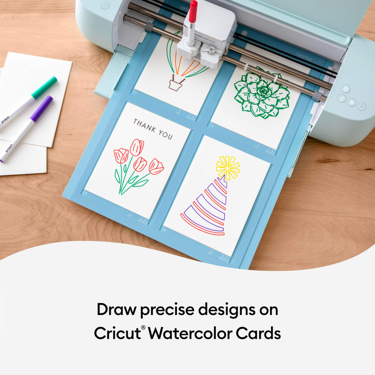 Cricut Watercolor Marker & Brush Set (9 ct)