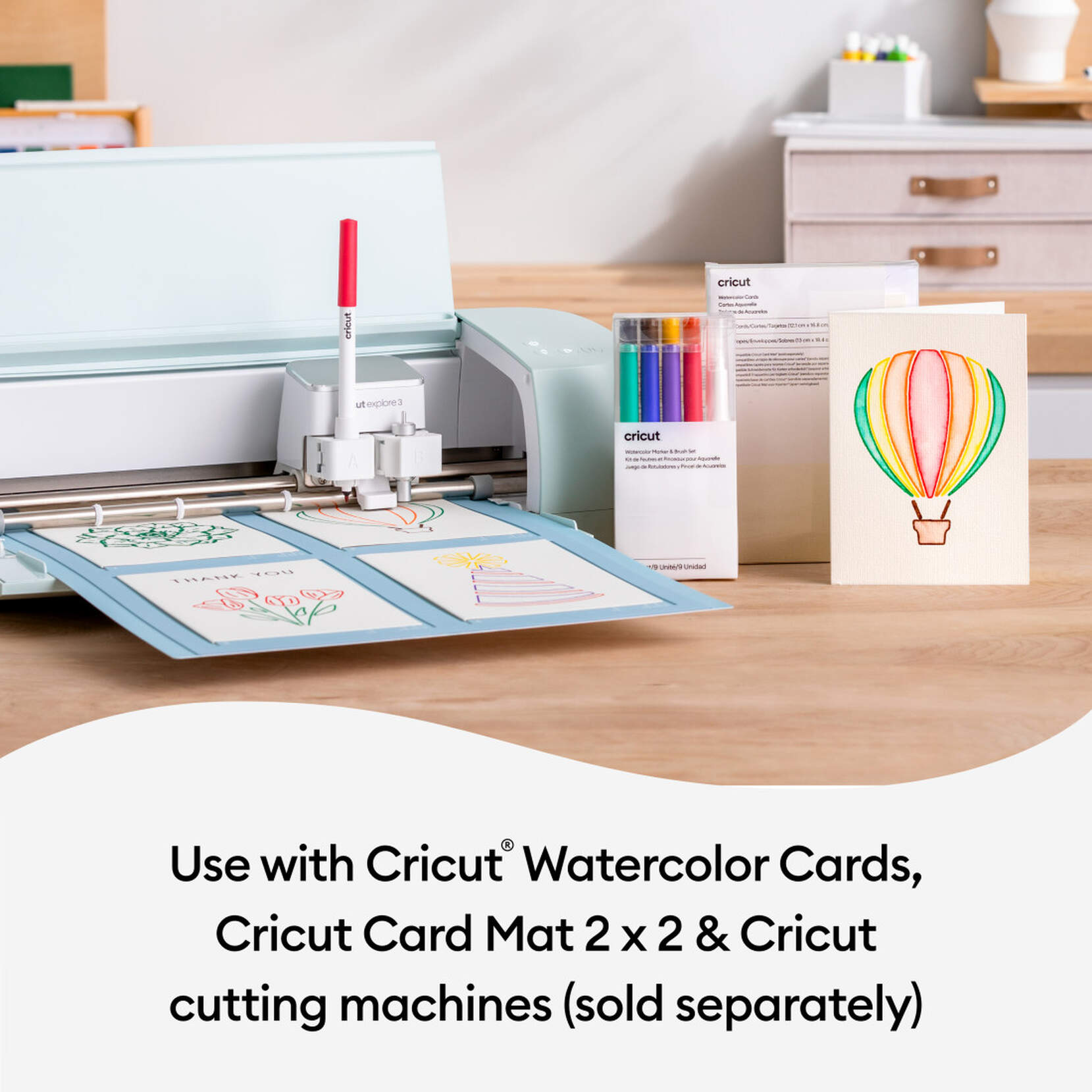 Cricut Watercolor Marker & Brush Set (9 ct)