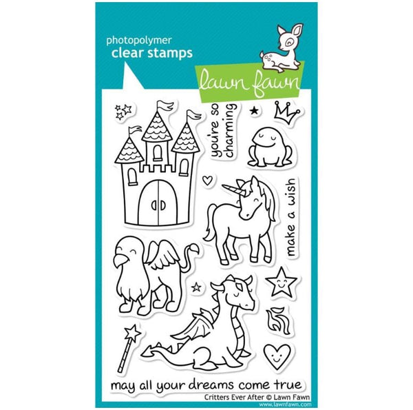 Lawn Fawn Critters Ever After Clear Stamps 4"x 6"