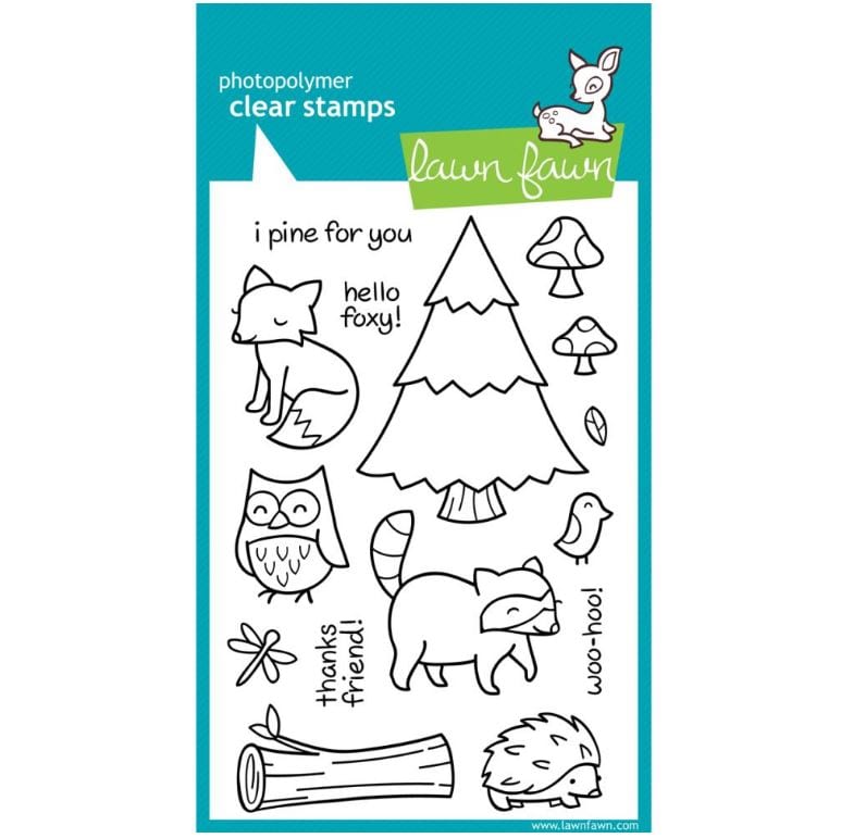 Lawn Fawn Critters In The Forest Clear Stamps 4