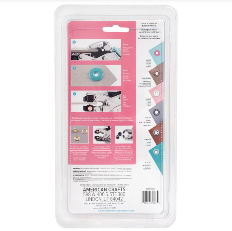 We R Memory Keepers Cropadile Rose Gold Eyelet Setter and Punch